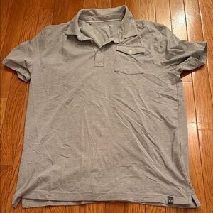 Men's Under Armour Gray Polo Shirt - Size Large
